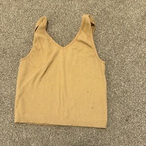 tan crop top